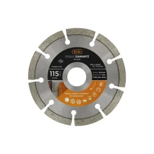 Disque diamant Ø 115 mm à segments - SCID Promotion Saisonnière