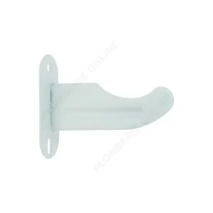 Support fixation radiateur fonte L 65 / 102 mm - console à visser epoxy blanc - BATIFIX Affaire À Saisir