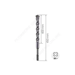 Foret béton SDS+ L 450 mm 2 taillants SCID Prix Choc