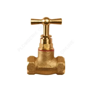 Haute Qualité Robinet d‘arrêt laiton FF 3/4" (20x27) à potence avec presse étoupe - GRK