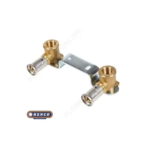 Prix Bas Support raccord à sertir multicouche Ø 16 mm - 1/2" pour douche - HENCO