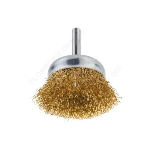 Commander Maintenant Brosse conique Ø 50 mm en acier laitonné ondulé - SCID
