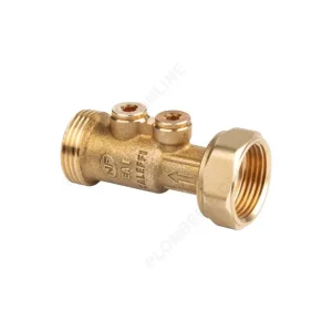 Clapet anti-pollution MF 3/4" (20x27) avec bouchons purge laiton 1/8" réf. 304601 - CALEFFI Réduction