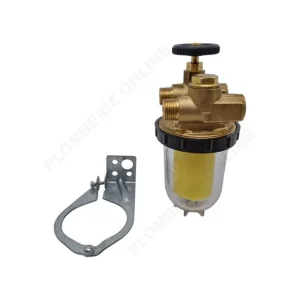 Filtre à fioul bitube 3/8" avec vanne d‘arrêt Oilpur ZA - OVENTROP Petit Prix