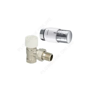 Pack thermostatique 1/2" OVENTROP - Robinet AV9 + tête UNI-SH Usine Directe
