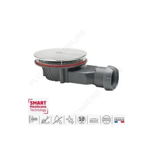 Bonde douche SLIM+ pour receveur extra-plat Ø 90 mm - WIRQUIN Pro Acheter Direct
