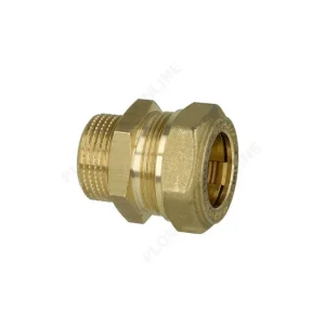 Vente Flash Raccord à compression DN16 - M3/4" pour inox annelé - spécial solaire Cobrasun - TIEMME