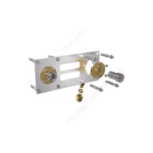 Sortie de cloison PER Ø 16 mm à compression pour fixation robinetterie (entraxe 150 mm) - ROBIFIX Populaire