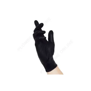 Gants jetables noirs en nitrile Tough Grip N - NITRAS Produit De Marque