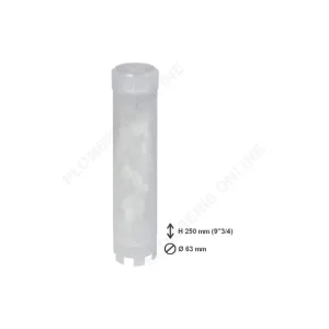Cartouche cristaux anti calcaire H 250 mm Ø 63 mm - APIC Seulement Aujourd'hui