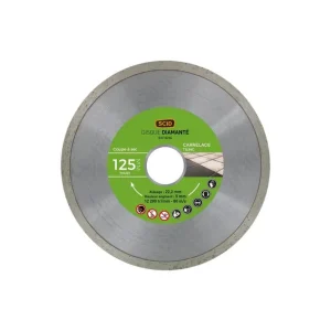 Disque diamant continu Ø 125 mm spécial carrelage - SCID Achetez Aujourd'hui