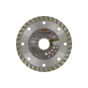 Disque diamanté Ø115 mm pour béton, pierre et granit - SCID Nouveauté
