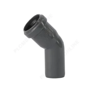 Coude PVC 45° MF Ø 40 mm avec joint à lèvre intégré - HT SAFE Soldes