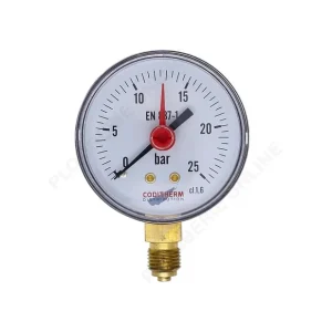 Nouveauté Manomètre fioul 0 - 25 bars mâle 1/4" SMP15 - CODITHERM