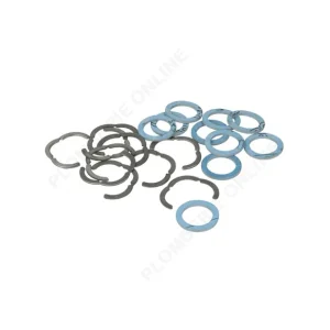 10 Bagues à segment / Circlips pour inox annelé DN16 + joints Meilleure Vente