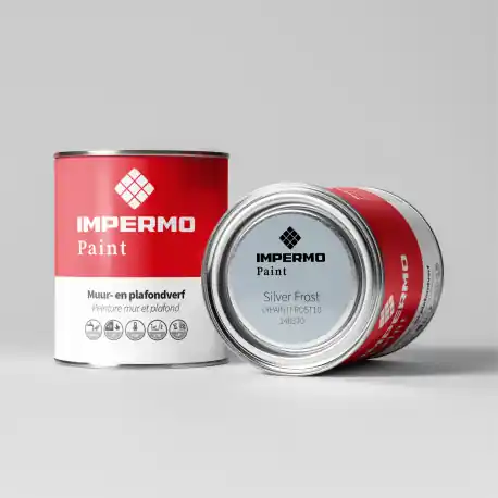 1x1 cm Impermo Paint - Silver Frost Pas Cher
