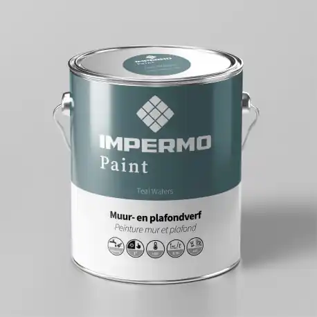 1x1 cm Impermo Paint - Teal Waters Certifié