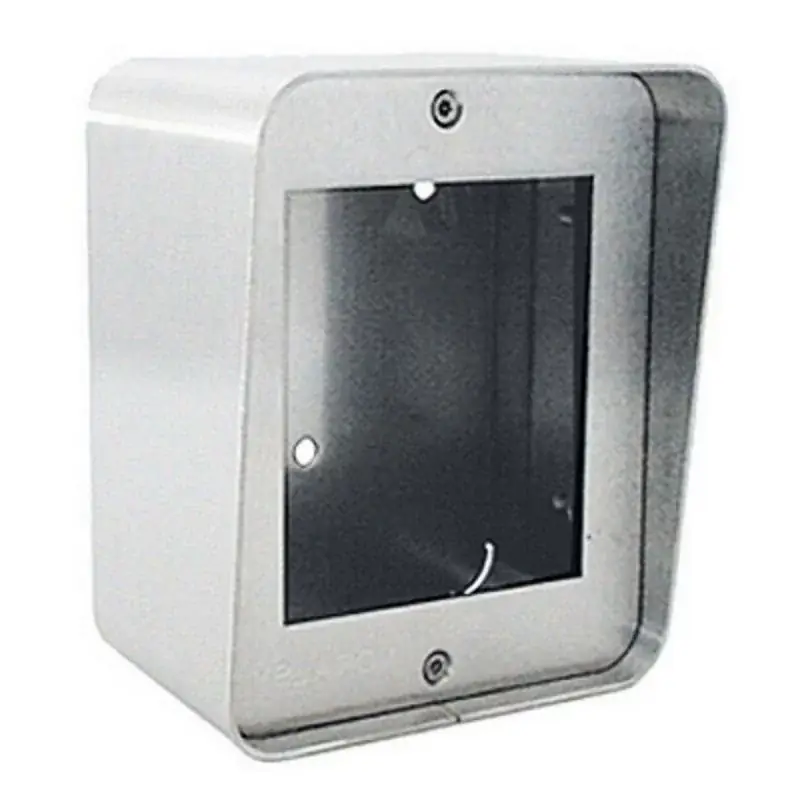 Noralsy MPI01S - Boîtier inox brossé applique pour 1 Module avec auvent Remise