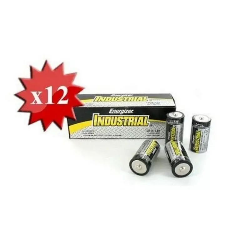 Energizer Industrial - 12 piles LR20 1.5V - Péremption 2023 Super Prix