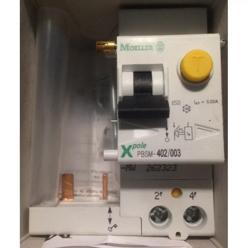 Soldes Moeller PBSM-402/003-MW - 262323 - Bloc Differentiels 40A - 30mA - 2poles