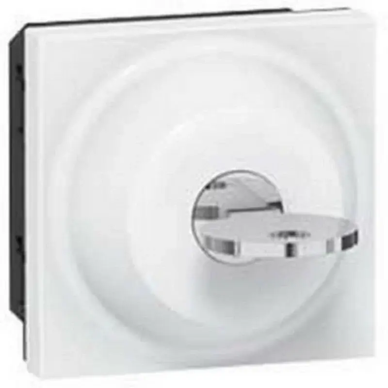Promotion Legrand 77073 - Inter à clé Prog Mosaic - 3 poSitions - 6 A - 2 mod - blanc