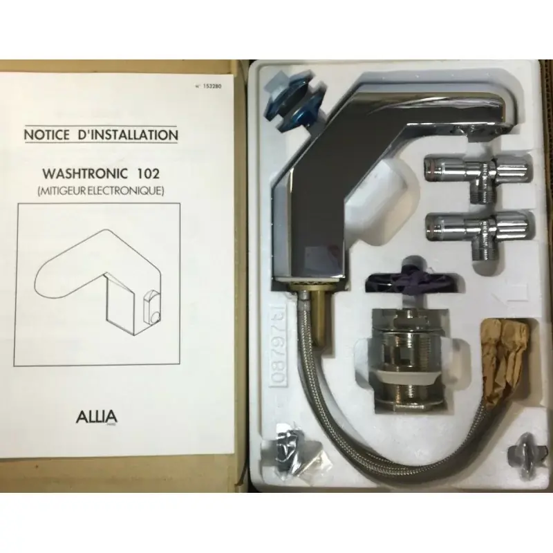 Allia 035010 - Mitigeur électronique lavabo - chrome - WASHTRONIC 102 Commande En Gros