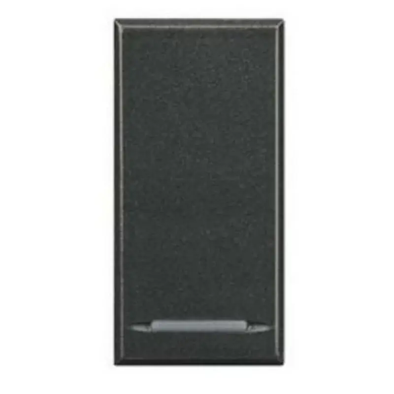 Jusqu'à Épuisement Des Stocks Bticino Cofrel 23546 - Poussoir à BASCULE 16A CONNEXION à VIS - 1 MOD - ANTHRACI