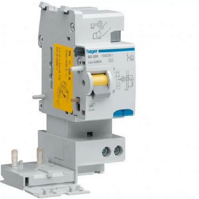 Hager BD226 134226 - Bloc Differentiel 25A 2P 30MA type AC Affaire À Saisir