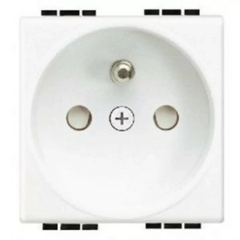 Bticino Cofrel N4142AN -PRISE 2 P+T 16A - 250V~ CONNEXION AUTO - LIVINGLIGHT BLA Jusqu'à Épuisement Des Stocks