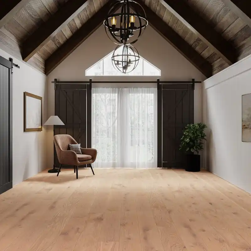 Plancher d‘ingénierie chêne blanc - Grade exclusif - Naturel Meilleure Vente