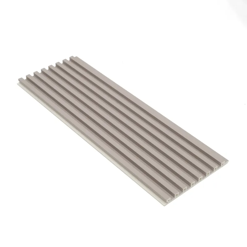 Panneau décoratif mural WPC – carré taupe Quantité Limitée